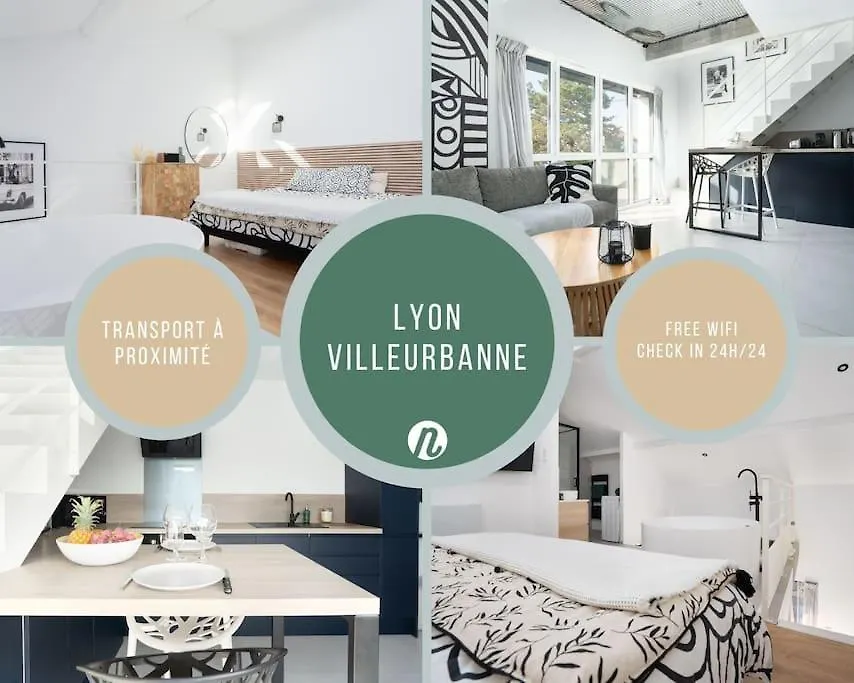 Le Nid Urbain - Station Muse Apartment Villeurbanne